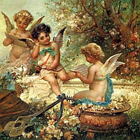Набор алмазной вышивки (мозаики) "Три милых ангела"