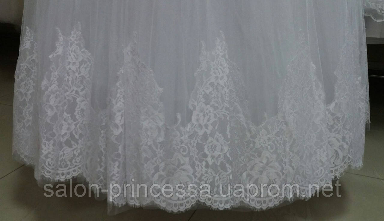 Свадебное платье "Барбара-6" (юбка - высокие кружева) - фото 3 - id-p514231554