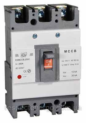 Автоматичний вимикач, 200 А, 50 кА; ESMCCB.250S200, фото 1
