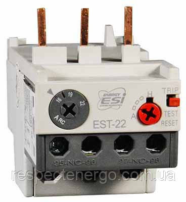 Теплове реле до контакторів ESC.9... ESC.22, діапазон регулювання 9-13 А, фото 1