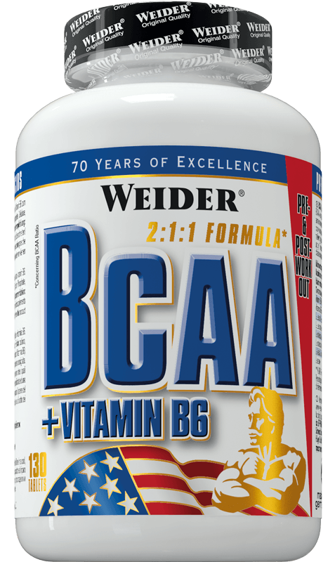 Weider BCAA Tabs 130 tabs