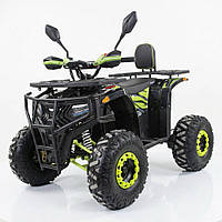Квадроцикл ATV007-2-5 мотор 1500W аккумулятор 60V20Ah Bluetooth 3 скорости LED до 82 кг черно-зеленый (ATV007-2-5)