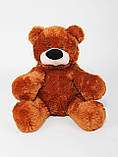 М'яка іграшка ведмедик Аліна Бублик 70 см коричневий, фото 3