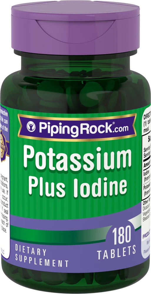 Potassium Plus Iodine 180 Tablets, фото 1