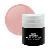 Гель строительный камуфлирующий Adore Professional Builder Cover Gel 07 Naked полупрозрачный телесный с вакуумной помпой 30 г