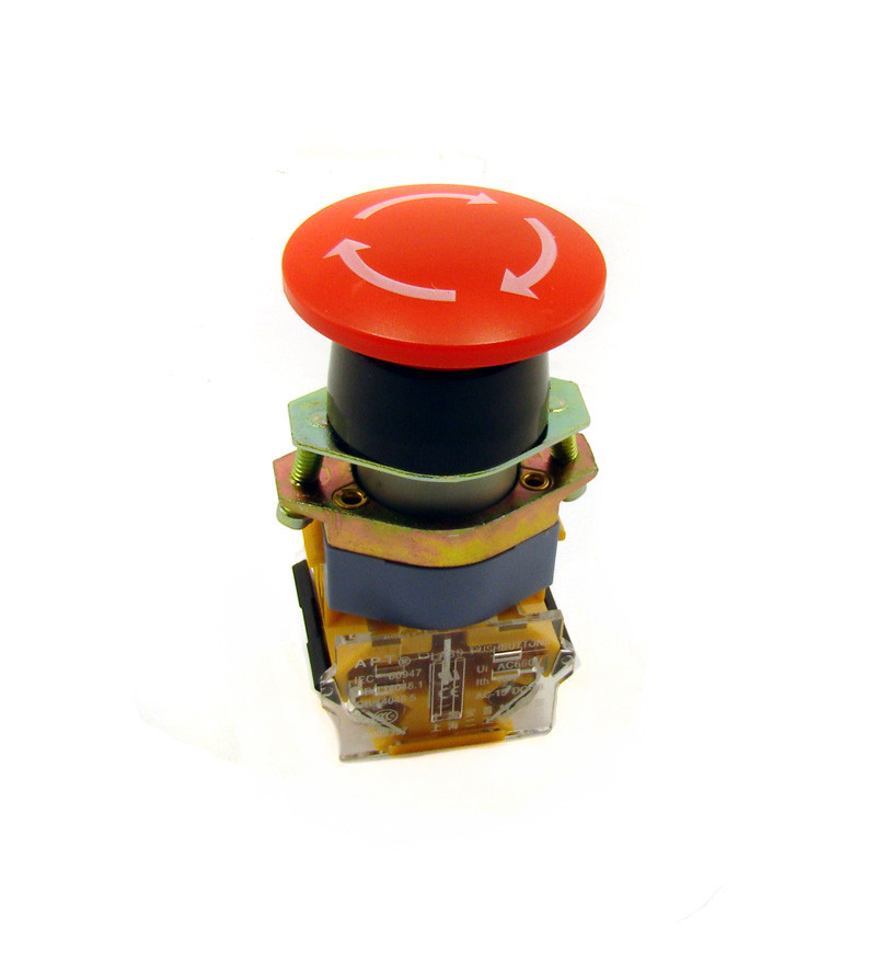 Кнопка аварійної зупинки E-STOP з фіксатором (ID#6348989), ціна: 122 ...