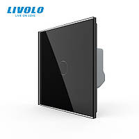 Сенсорный диммер LIVOLO, черный, стеклянная панель, 2 А 230 В,