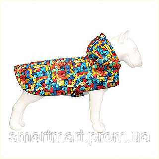 WAUDOG Clothes дождевик для животных с ярким дизайном Лего KK25228X43