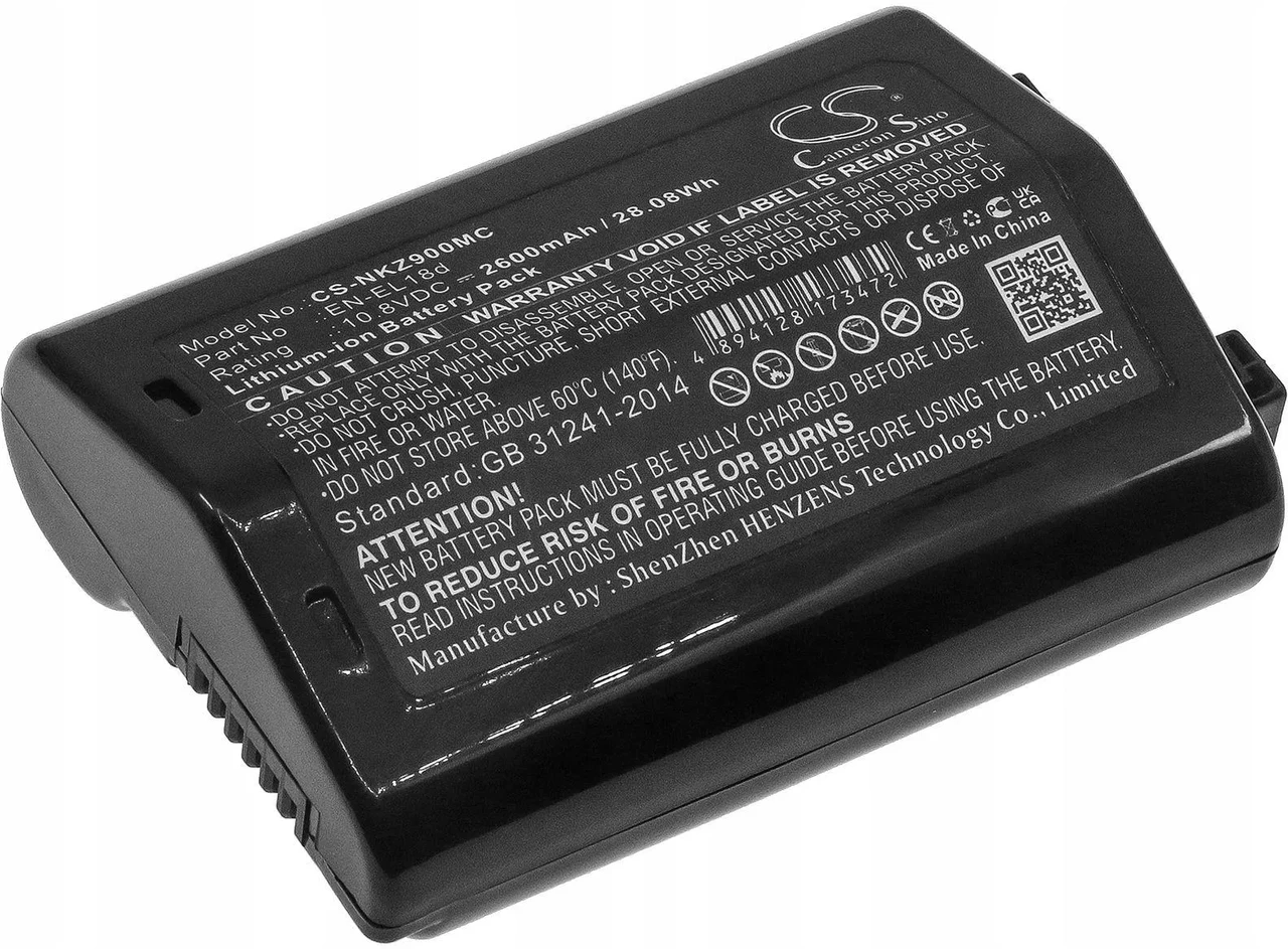 Акумулятор для камери Cameron Sino Nikon D6 / En-El18D 2600Mah 28.08Wh Li-Ion 10.8V (CSNKZ900MC), фото 1