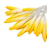 Пестик кали, антуріума, 7 см, ЖОВТИЙ, 1 шт, фото 3