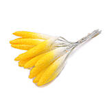 Пестик кали, антуріума, 7 см, ЖОВТИЙ, 1 шт, фото 4