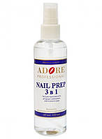 ADORE NAIL PREP 3 В 1 ДЛЯ ЗНЕЖИРЕННЯ, ДЕГІДРАТАЦІЇ І ЗНЯТТЯ ЛИПКОГО ШАРУ, 100 МЛ