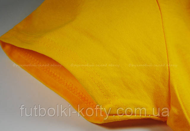 Сонячно-жовта класична жіноча футболка