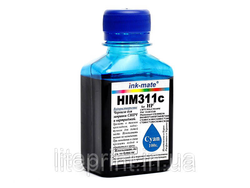 Чорнило для принтера HP — Ink-Mate — HIM 311, Cyan, 100 г