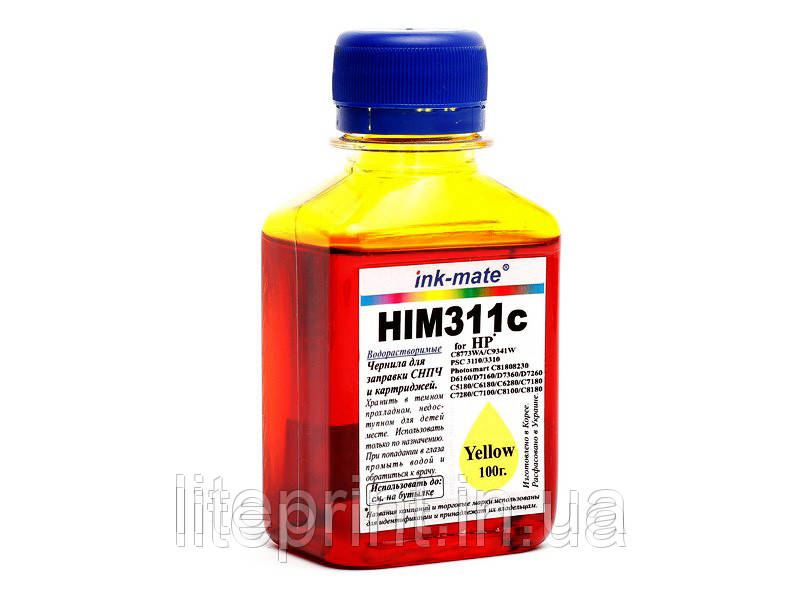 Чорнило для принтера HP — Ink-Mate — HIM 311, Yellow, 100 г