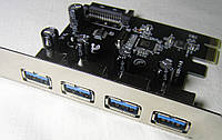 Контроллер PCI-E to 4xUSB 3.0