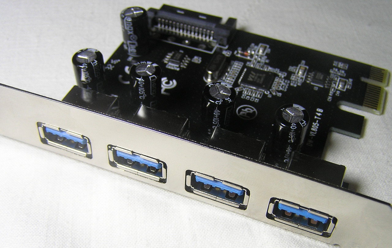 Контролер PCI-E to 4xUSB 3.0, фото 1
