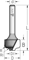 Фреза гравіюальна профільна врізна WPW Ізраела D19-B13-L54-d6
