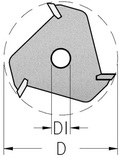 Фреза дисковая для пазования в четверти WPW Израиль D47,6-B3-L78-Z3-d12 - фото 4 - id-p514795573