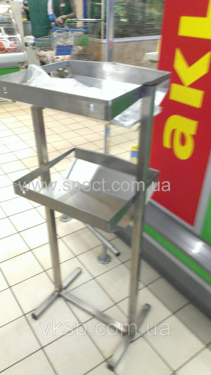 Тримач одноразових кульків для супермаркету