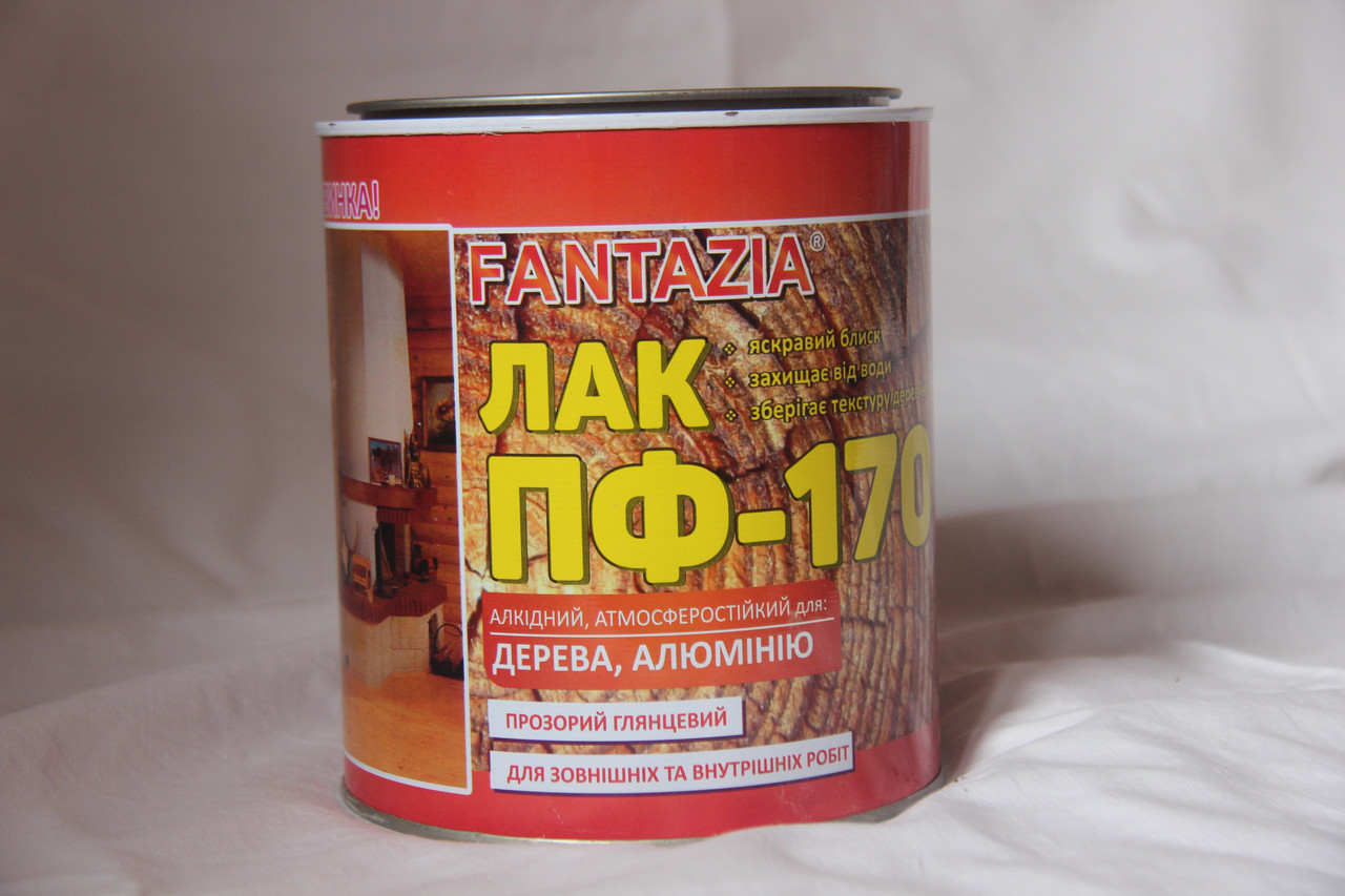 Лак для дерева ПФ-170 Fantazia, 2.5 л