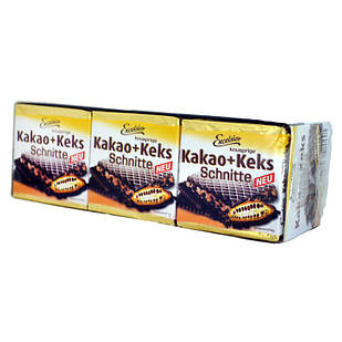 Вафлі Excelsior Kakao Keks Schnitte з какао, 220 грамів