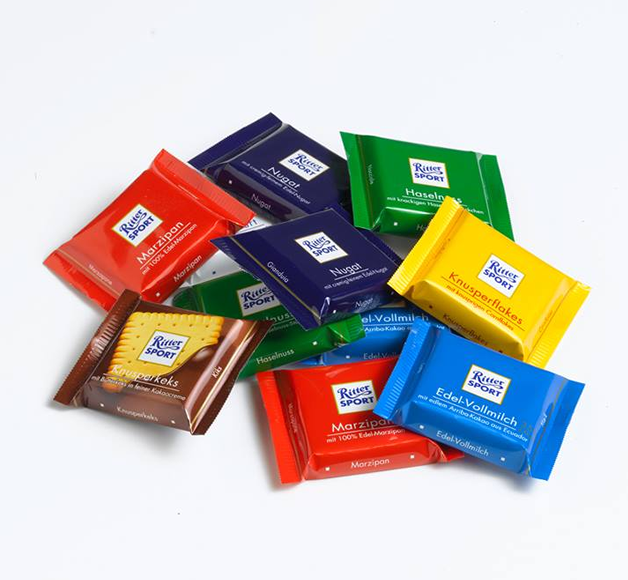 Шоколад Ritter Sport Schoko Brownie, 100 г - фото 4 - id-p514839441