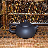 Глиняний Чайник чорний, 130 мл, фото 3