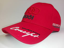 Кепка бейсболка AUDI червона