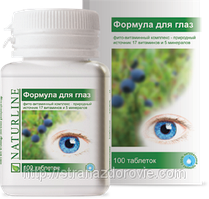 Фіто-вітамінний комплекс - ФОРМУЛА ДЛЯ ОЧЕЙ - 100 таб - Даніка, Україна