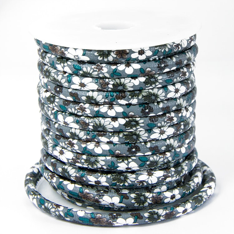 Шнур Штучна Шкіра, Чорний, 6мм, 1 м, фото 1