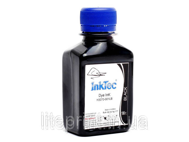 Чорнило для принтера HP — InkTec — H3070, Black, 100 г