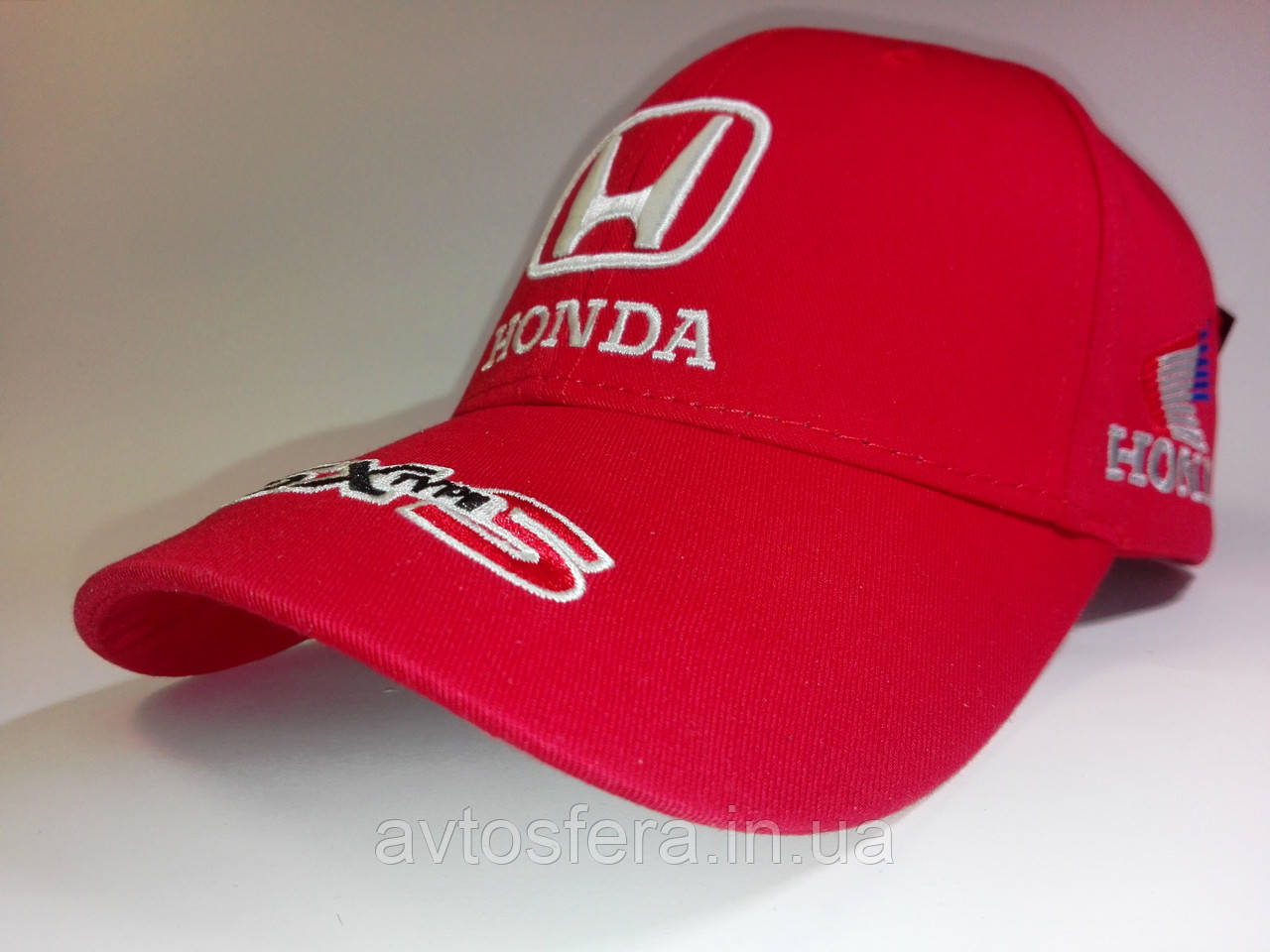 Кепка бейсболка Honda червона