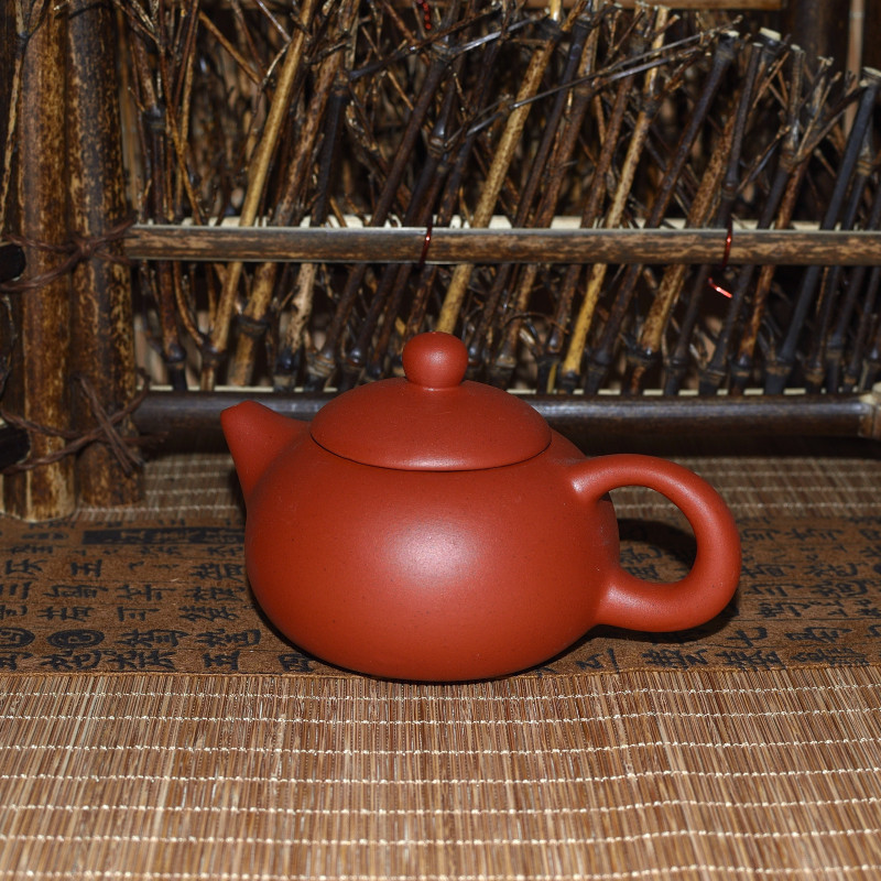 Глиняний Чайник червоний, 130 мл, фото 1