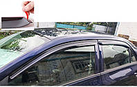Ветровики Toyota Corolla X 2006-2013 (E140, E150), дефлекторы окон Safe, D-936