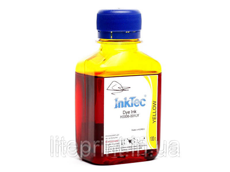 Чорнило для принтера HP — InkTec — H0006, Yellow, 100 г