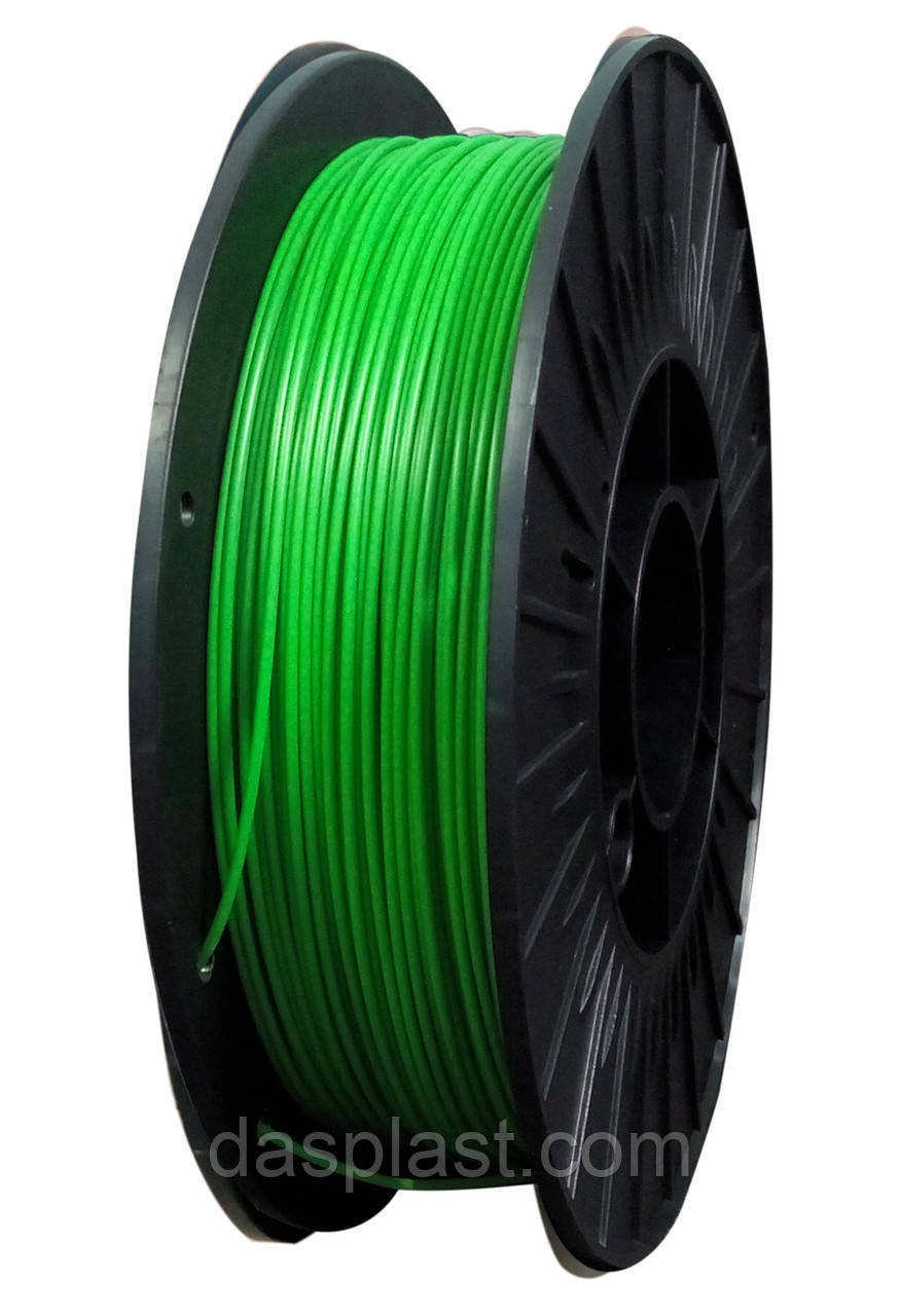 АБС нитку 0,5 кг зелений, 1.75 мм пластик для 3d друку
