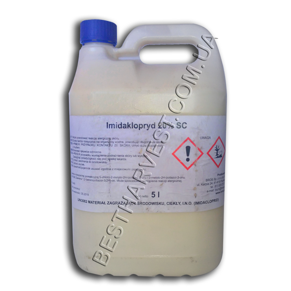 Імідаклоприд 20% (200 г/л) SC 5л, Bros, оригінал