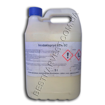 Імідаклоприд 20% (200 г/л) SC 5л, Bros, оригінал, фото 1