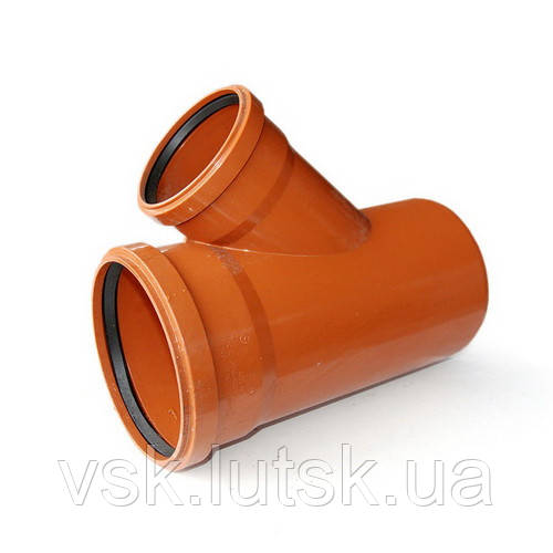 Трійник ЗОВН. 315х315х45 ПВХ