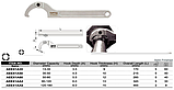 Ключ шарнірний для круглих шліцьових гайок 120-180 Toptul AEEX1AA8 (Тайвань), фото 3
