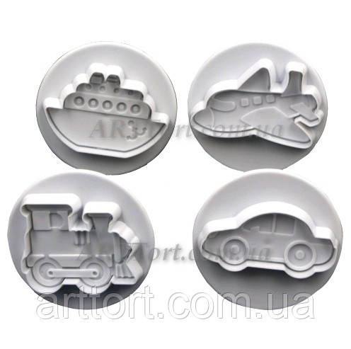 Набір плунжерів Транспорт, фото 1