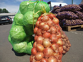 Мішок-сітка овочева 2 кг (22х33см). Картопля, цибуля, овочі, фрукти.