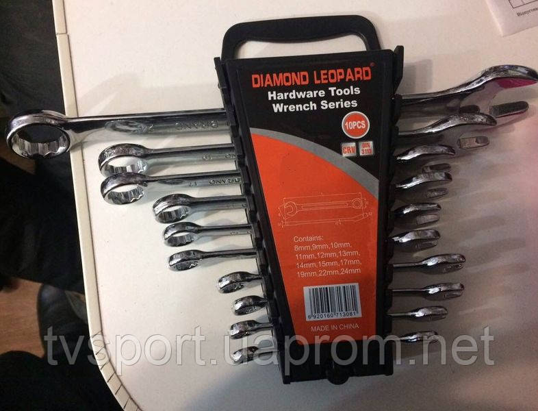 Набір ключів комбінованих 10 шт. Diamond Leopard Hardware Tools Якість Супер!! - фото 1 - id-p515104668