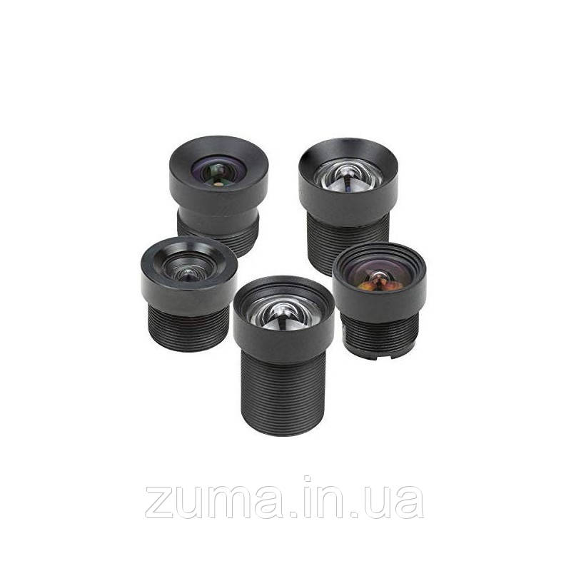 Об'єктив камери Arducam Low Distortion M12 - комплект об'єктивів 609475, фото 1