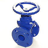 Засувка чавунна з гумованим клином AYVAZ GTK-16 Ду150 Ру16, фото 2