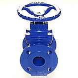 Засувка чавунна з гумованим клином AYVAZ GTK-16 Ду150 Ру16, фото 3