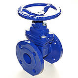 Засувка чавунна з гумованим клином AYVAZ GTK-16 Ду150 Ру16, фото 6