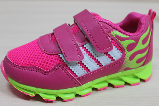 кросівки для дівчаток малюнок полум'я style-baby.com кросівки рожеві полум'я style-baby.com