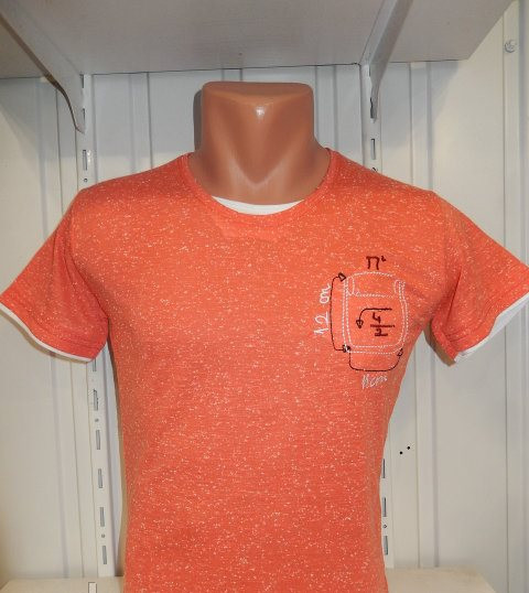 Чоловіча помаранчева футболка оригінальна Туреччина, фото 1